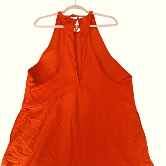 Break Away Onsie By FP Movement ,Sunset Red. Oversized Jumpsuit - Picture 6 of 8